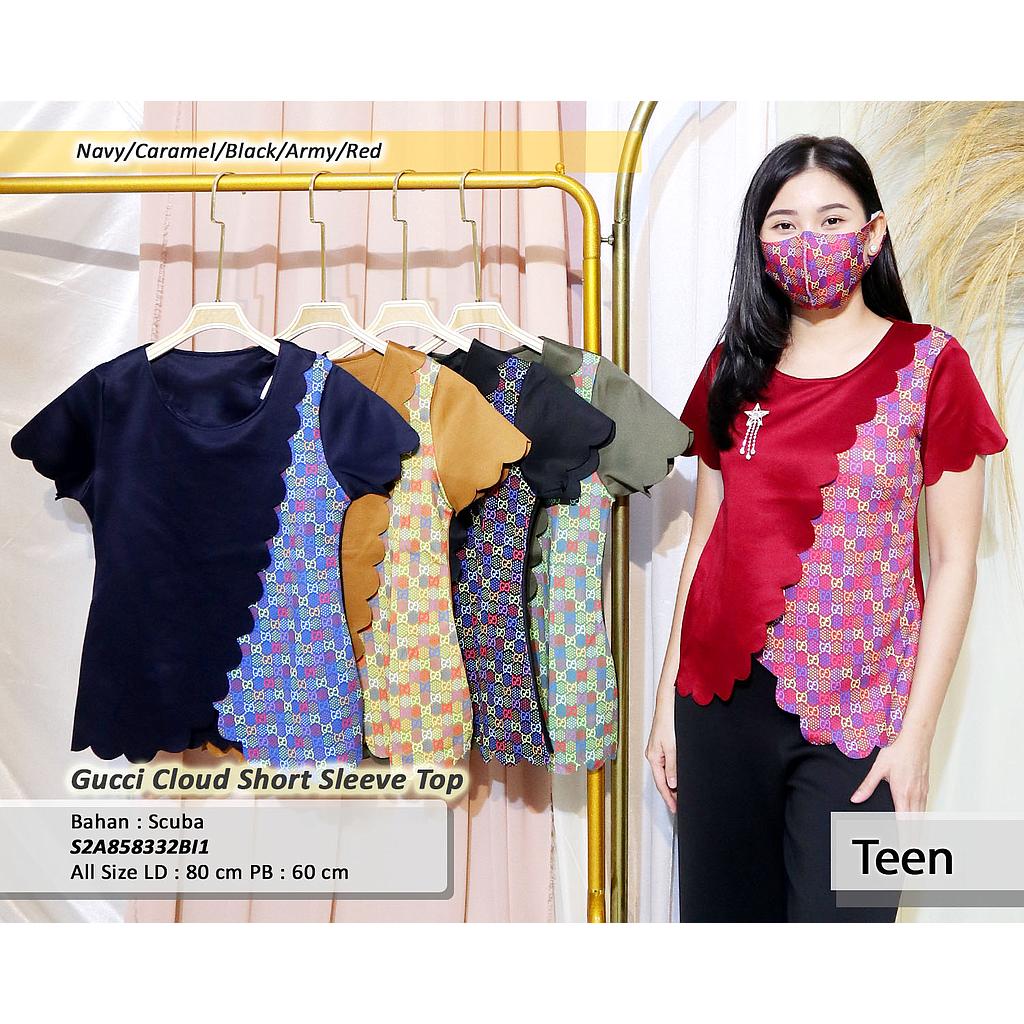 Gucci Cloud Short Sleeve Top