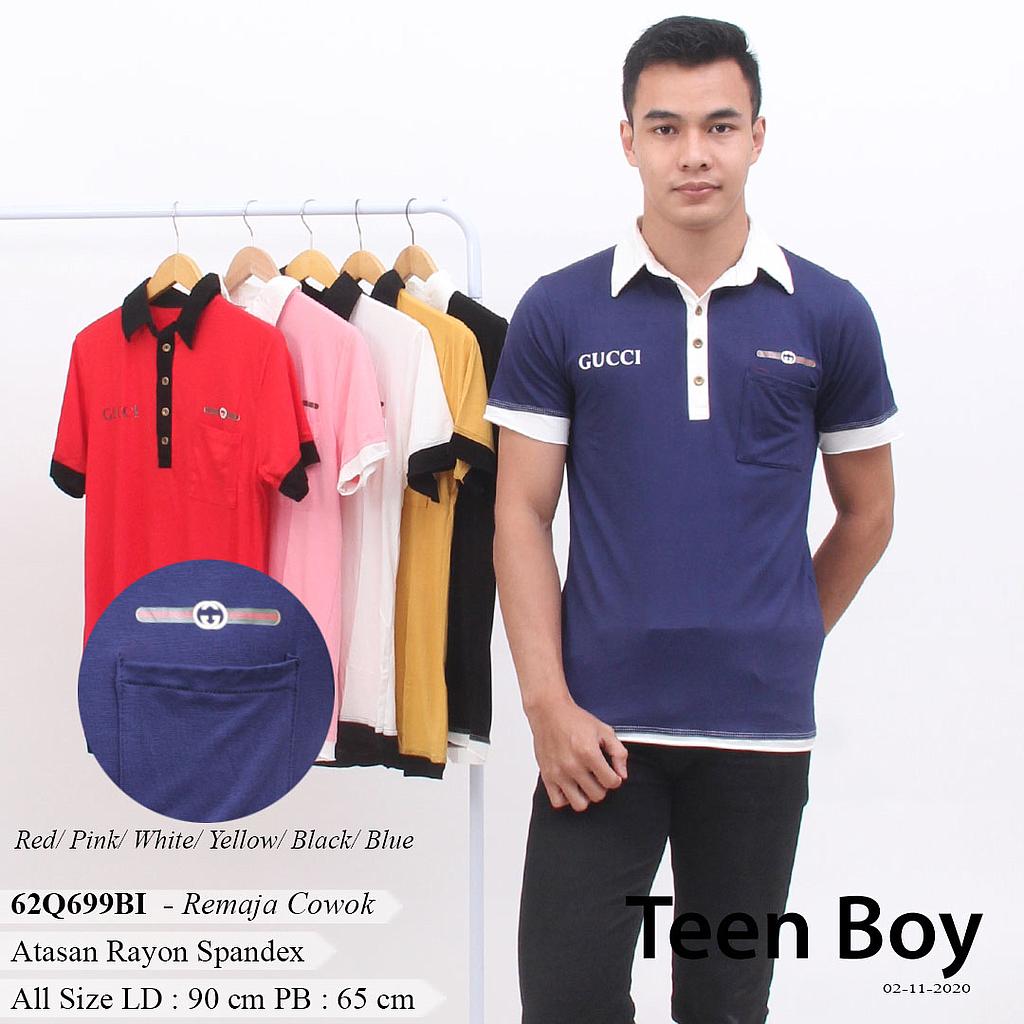 Steve kerah rayon Loss Rib Kombinasi