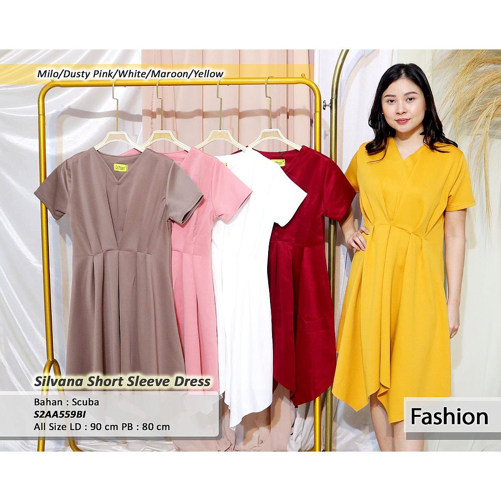 silvana short sleeve dress