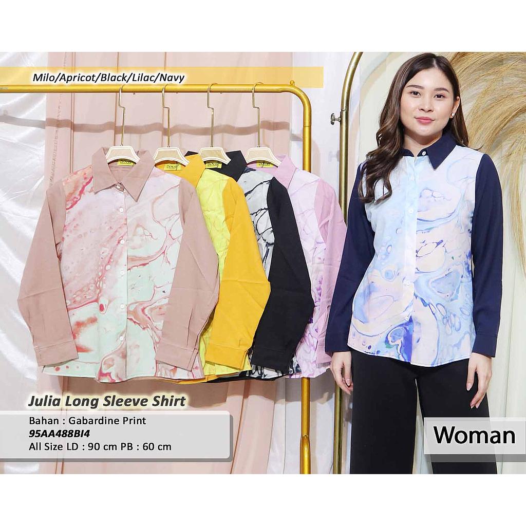 Della long sleeve Marmer top