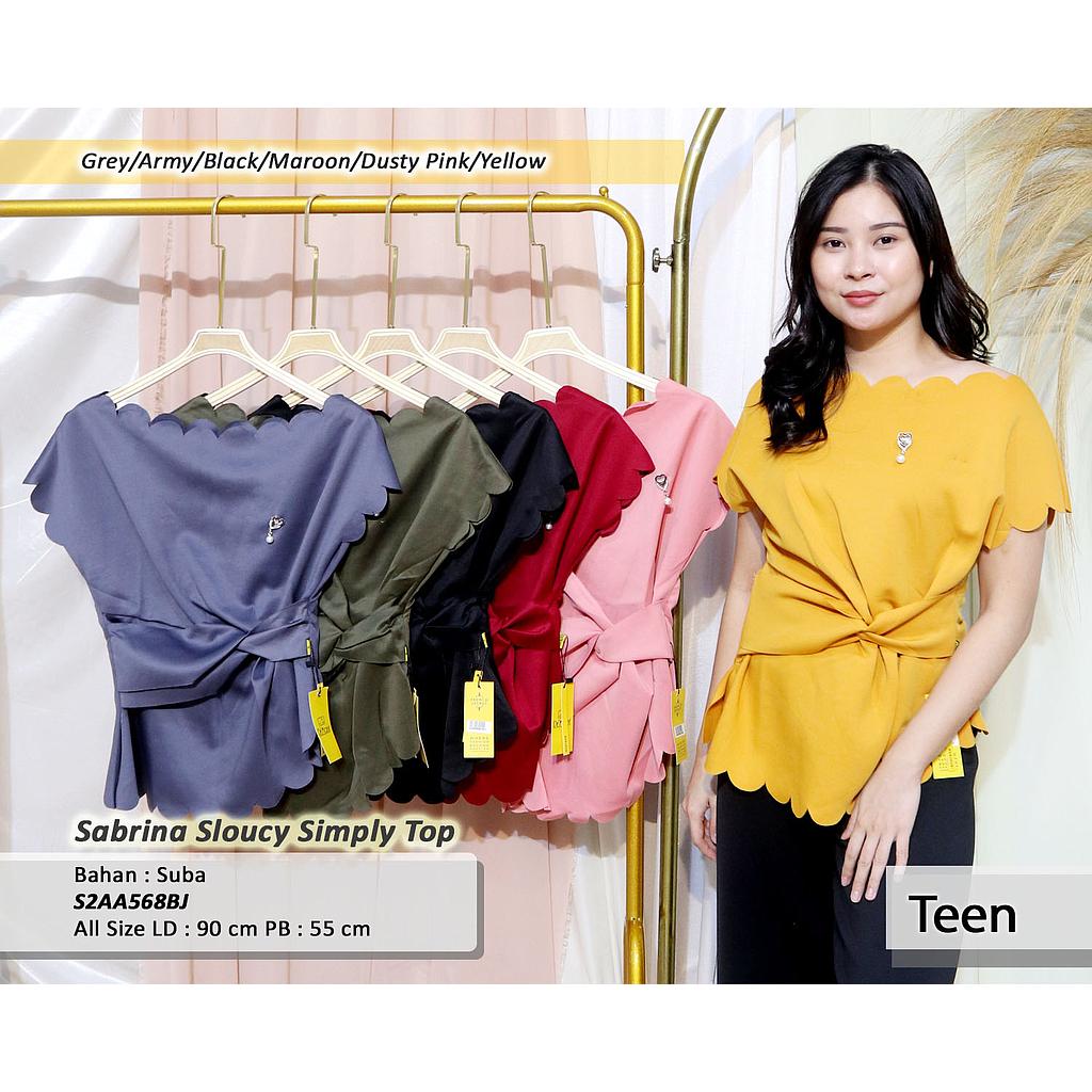sabrina Sloucy simply Top