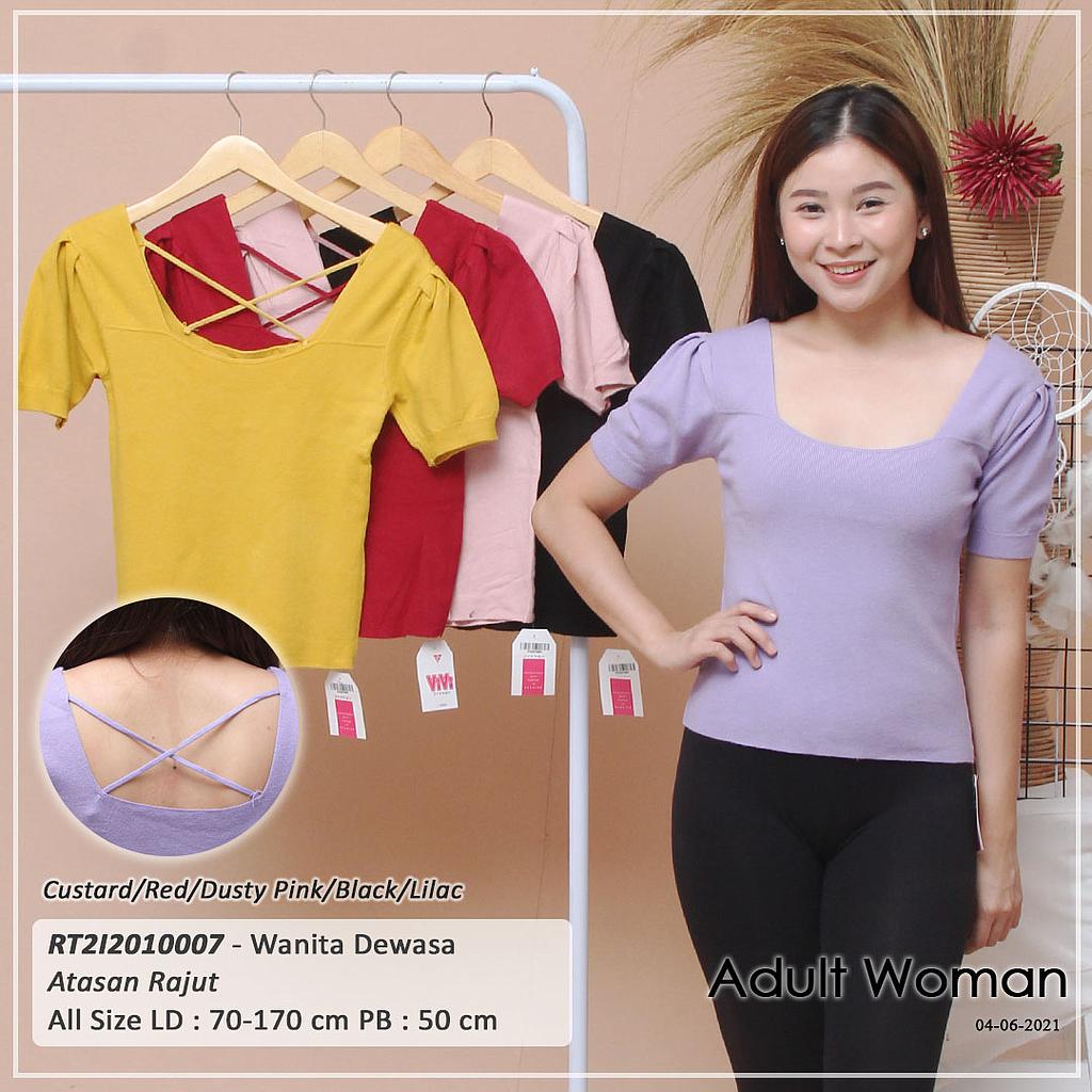 ALICE U NECK SILANG TALI RAJUT-YQH-MS1002
