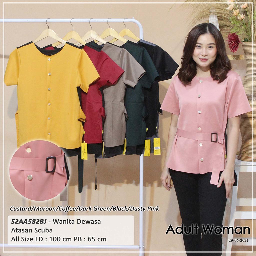 LYLY DRESS VARIASI KANCING + GESPER GIOK