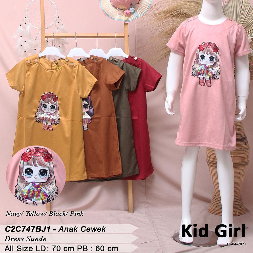 ALICIA DRESS SUEDE KANCING PUNDAK