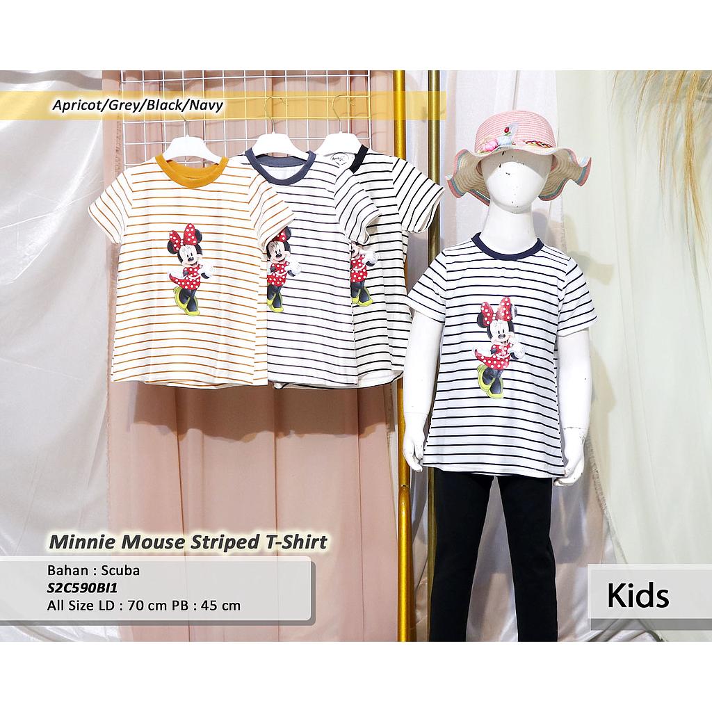 Minnie Mouse striped T-shirt(C590)