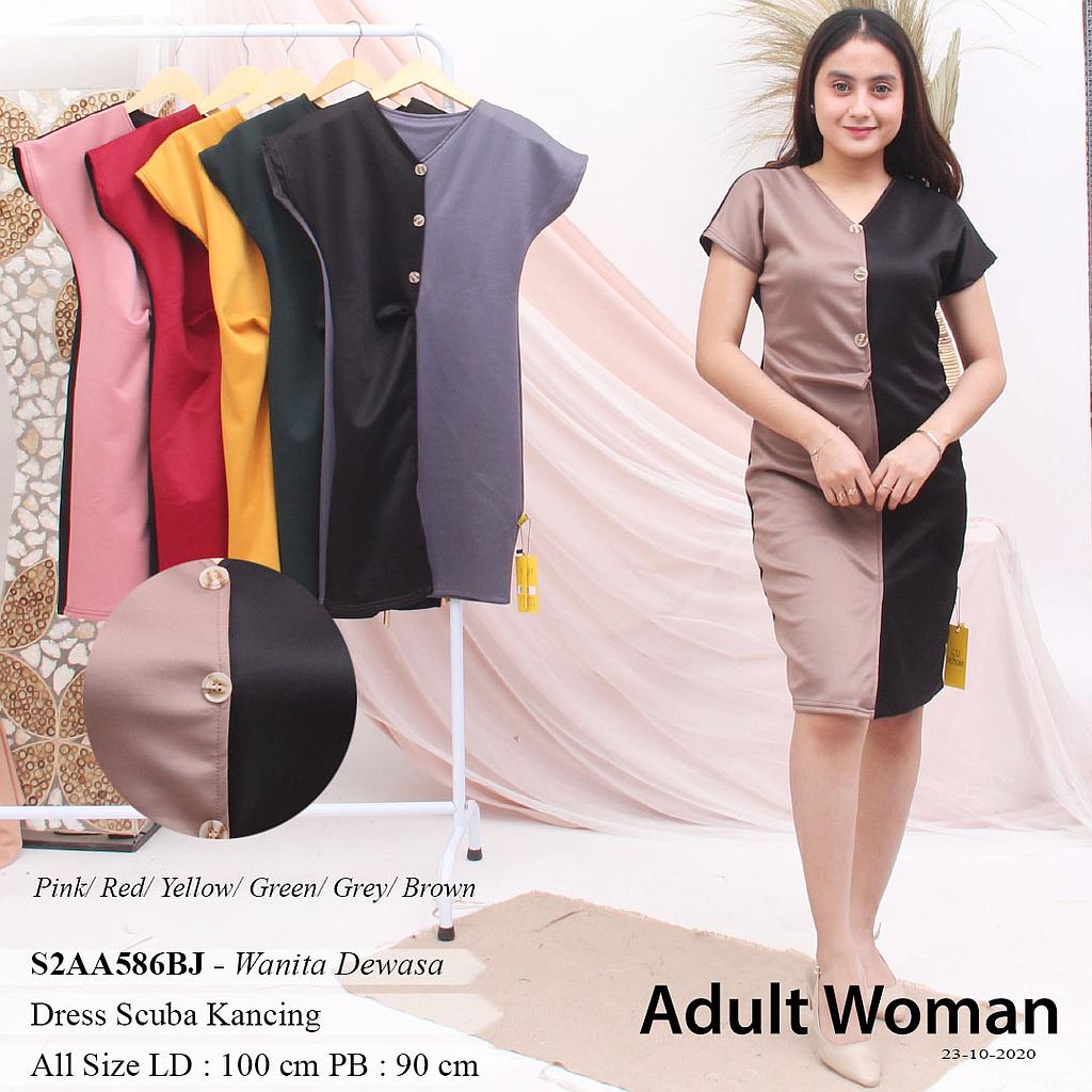 RISSA DRESS KIMONO SCUBA