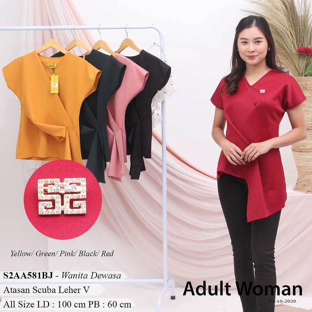 SILSI V NECK SCUBA RUMBAI 