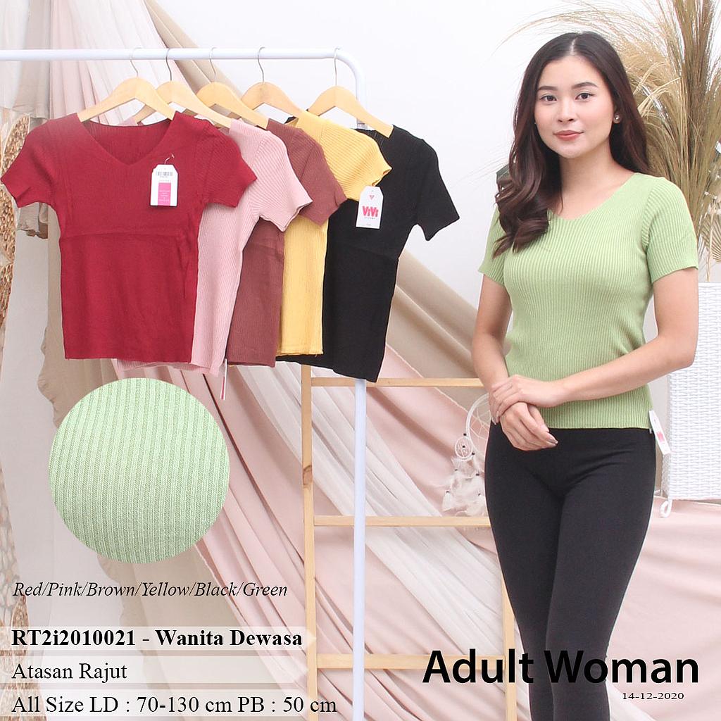 CARLY V NECK RAJUT-YQH-MS9963