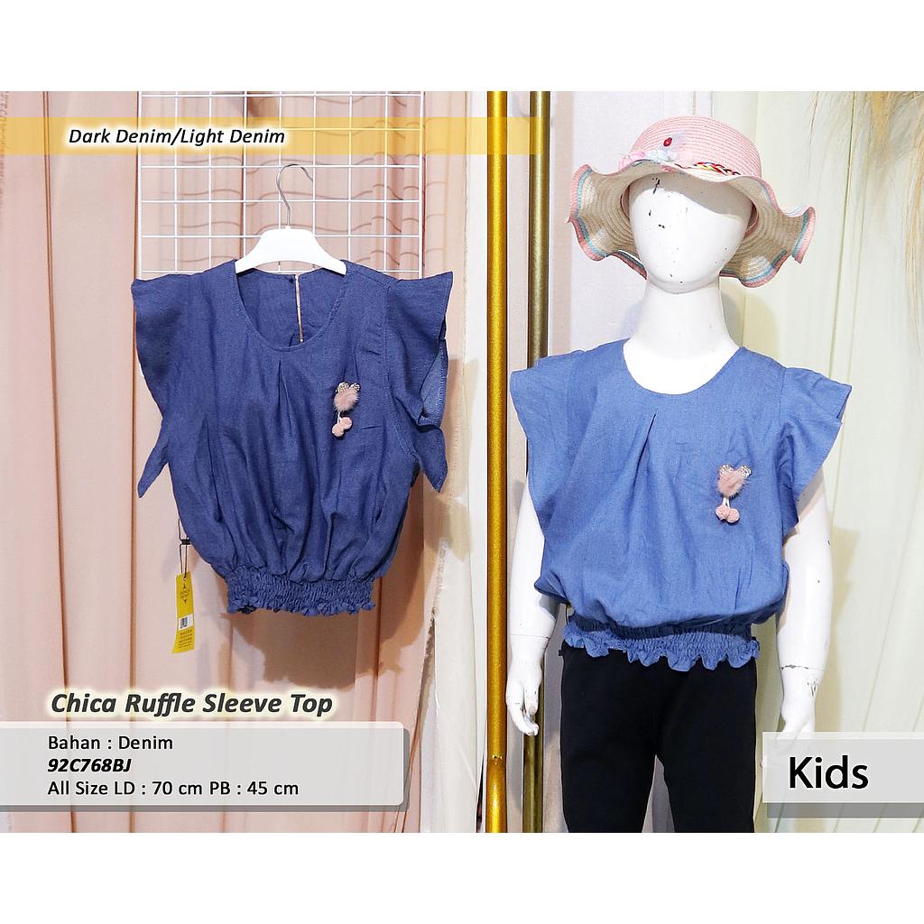 Chica Ruffle Sleeve Top