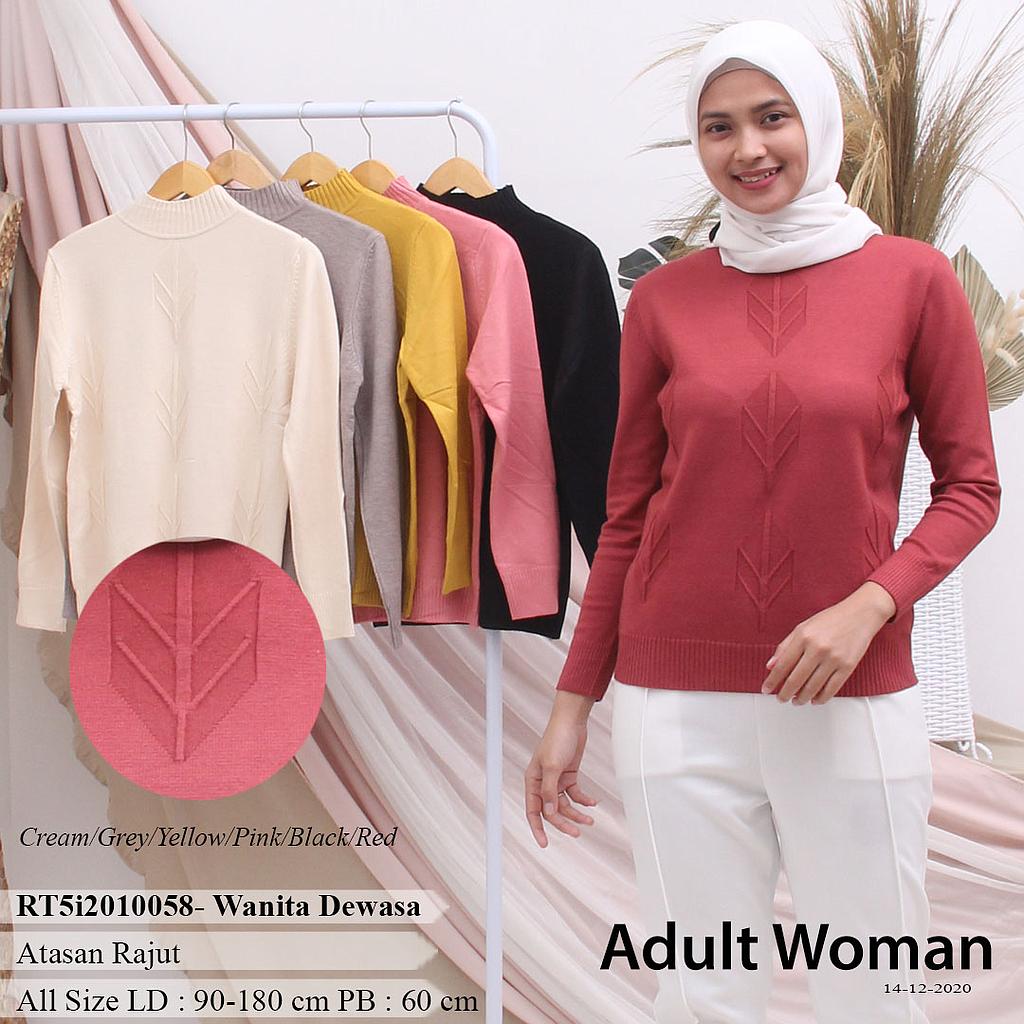 FANCY RAJUT ATASAN OVERSIZE-LLY-MS069