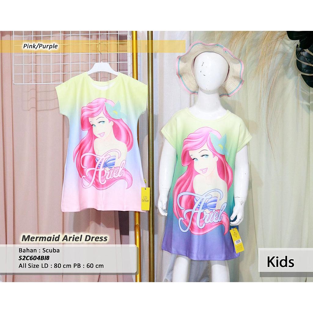 TITA LEHER SABRINA DRESS KID FULLPRINT ARIEL