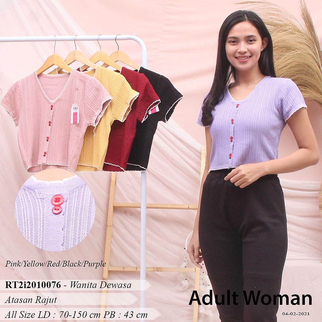 ALECIA CARDIGAN CROP RAJUT-YQH-MS2180W