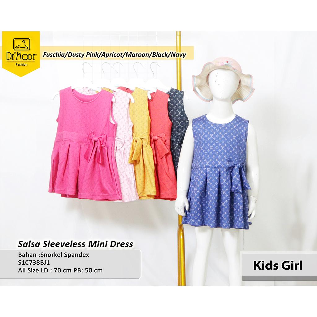 Lv sleeveless mini dress (C738)