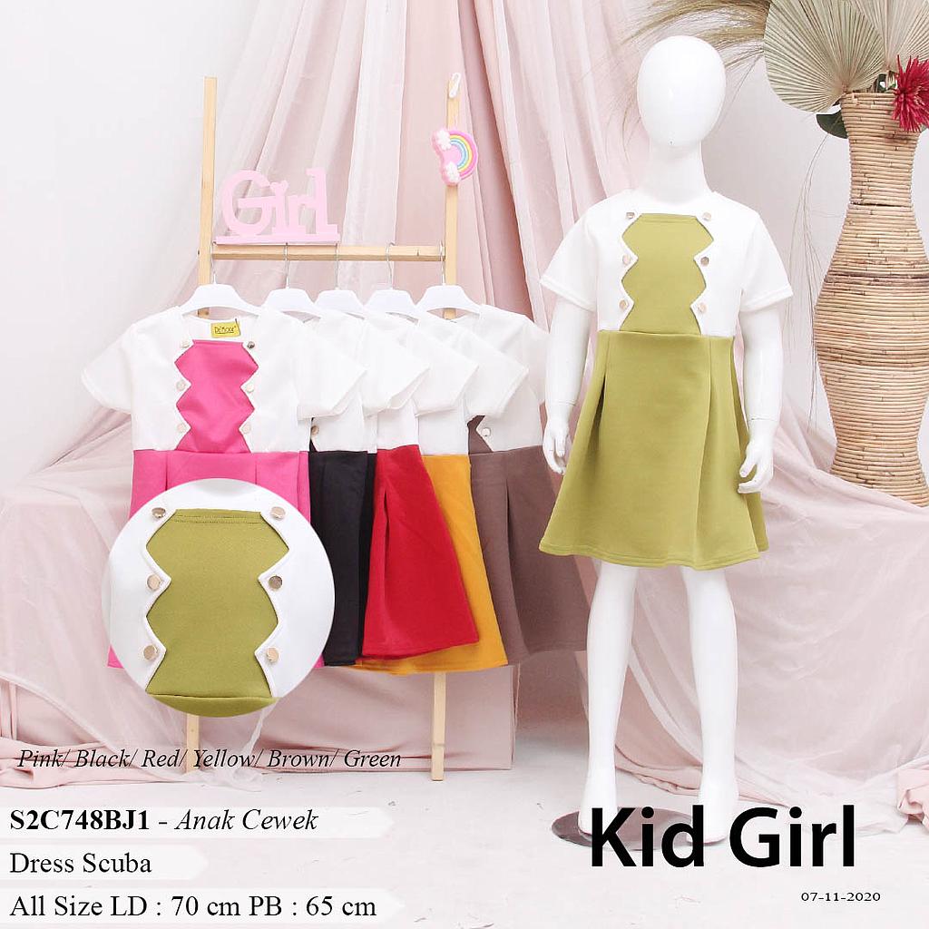ALICIA DRESS ZIG-ZAG SCUBA