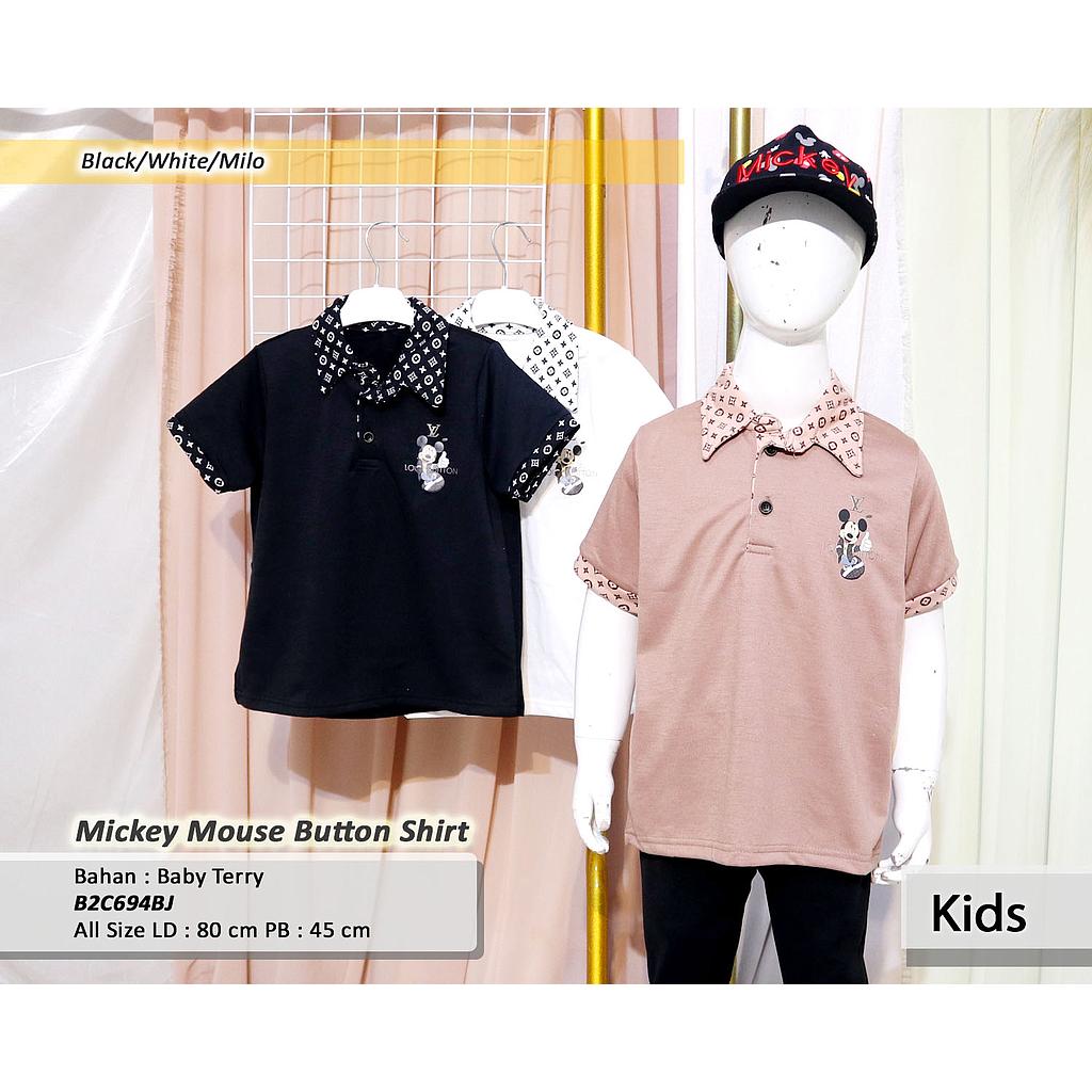 Mickey Mouse Button Shirt (C694)