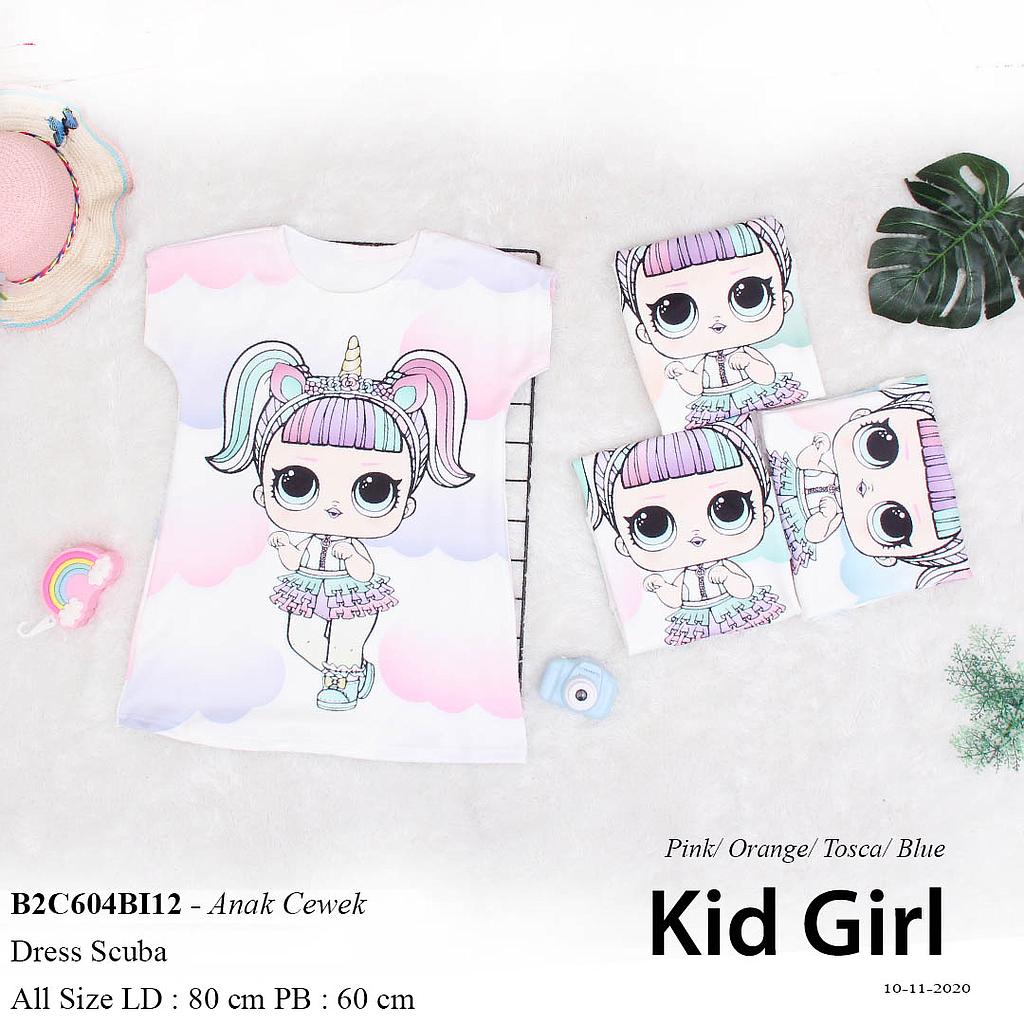 TITA LEHER SABRINA DRESS KID FULLPRINT FROZEN
