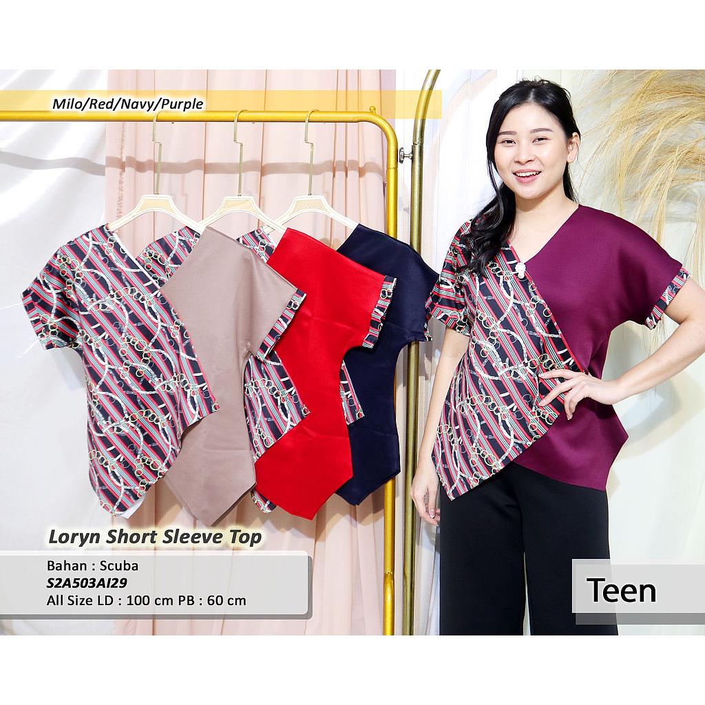 Loryn Short Sleeve Top