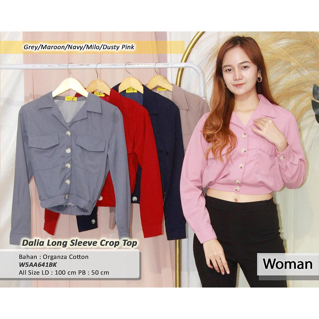 Dalia Long sleeve crop Top