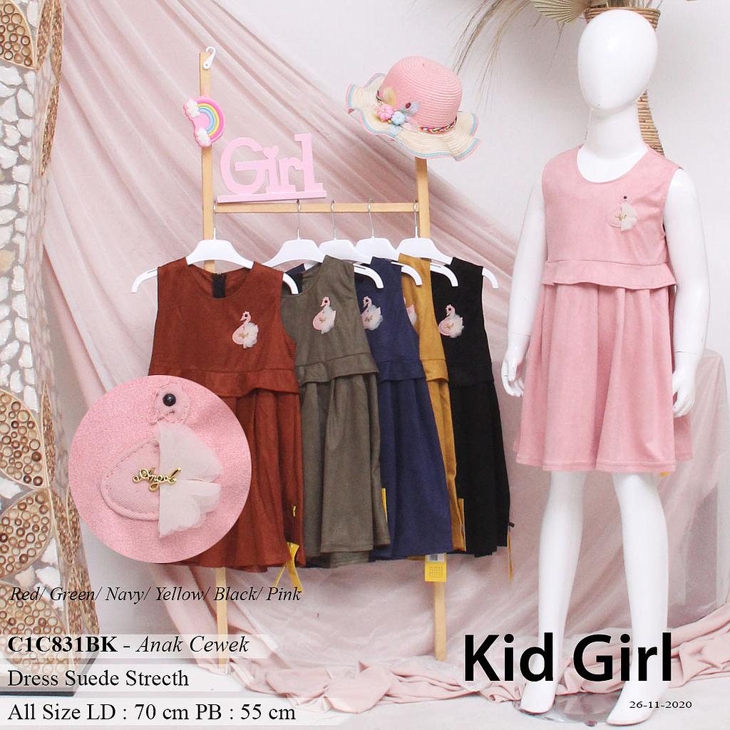 ALECIA DRESS SINGLET SUEDE STRECTH