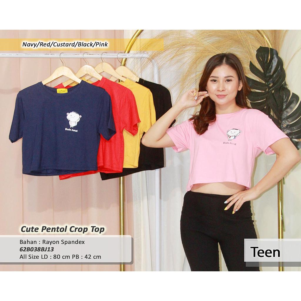 Cute Pentol Crop Top