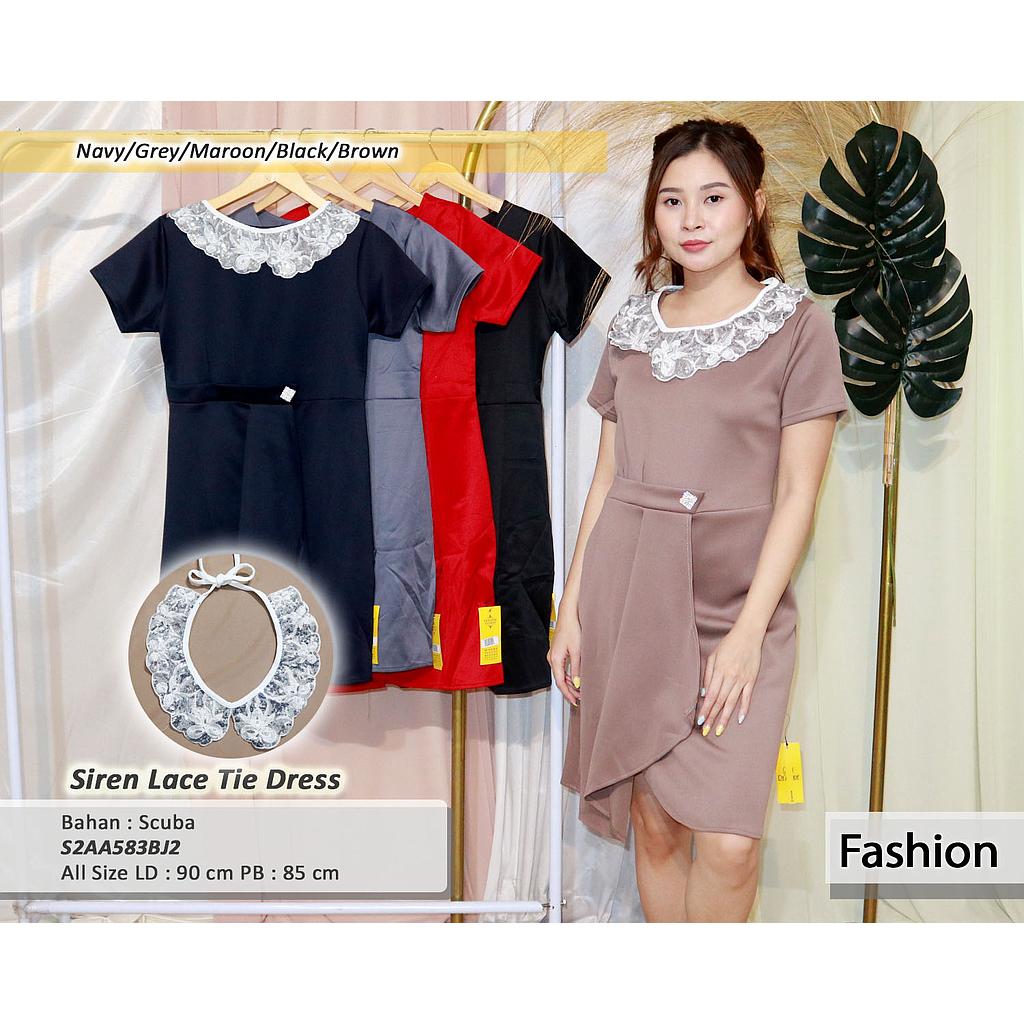 Siren lace tie dress