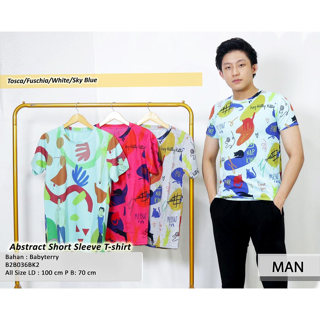 Abstract Short T-shirt (B036)