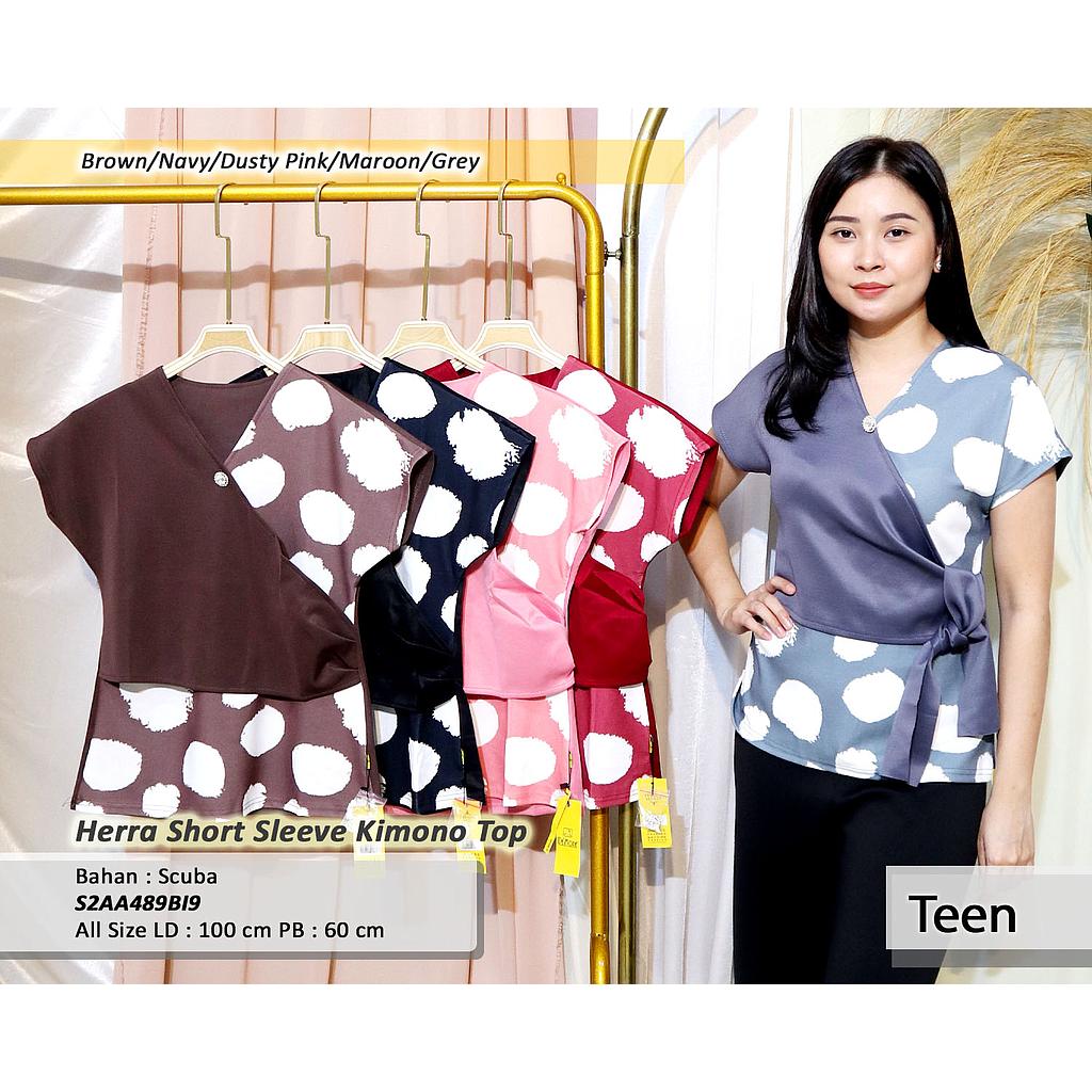 Herra Short Sleeve Kimono Top