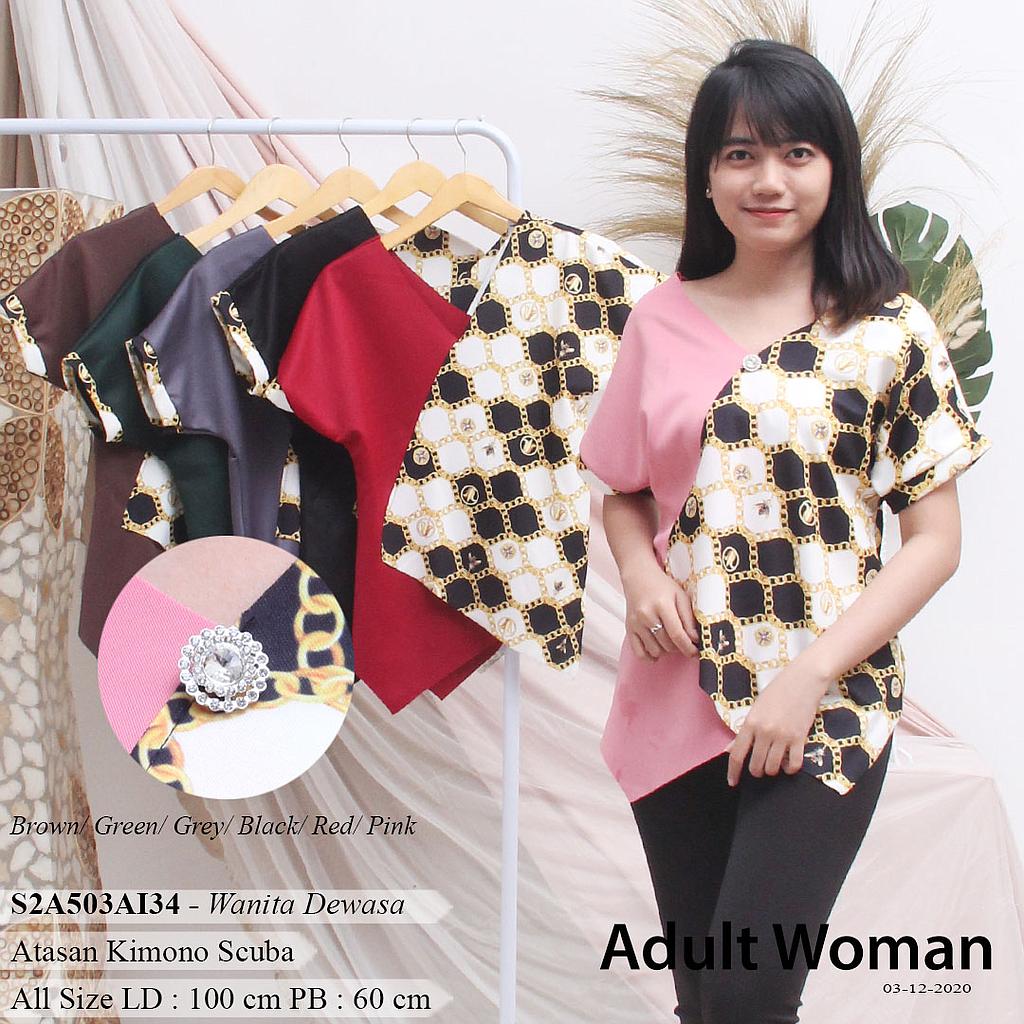 MEINA ATASAN KIMONO FULLPRINT SCUBA