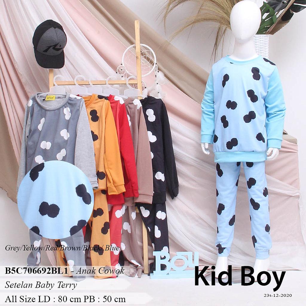 BENNET T-SHIRT OBLONG BABYTERRY + CELANA