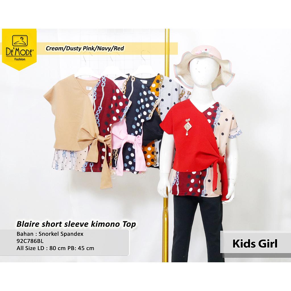 Blaire short sleeve kimono  top