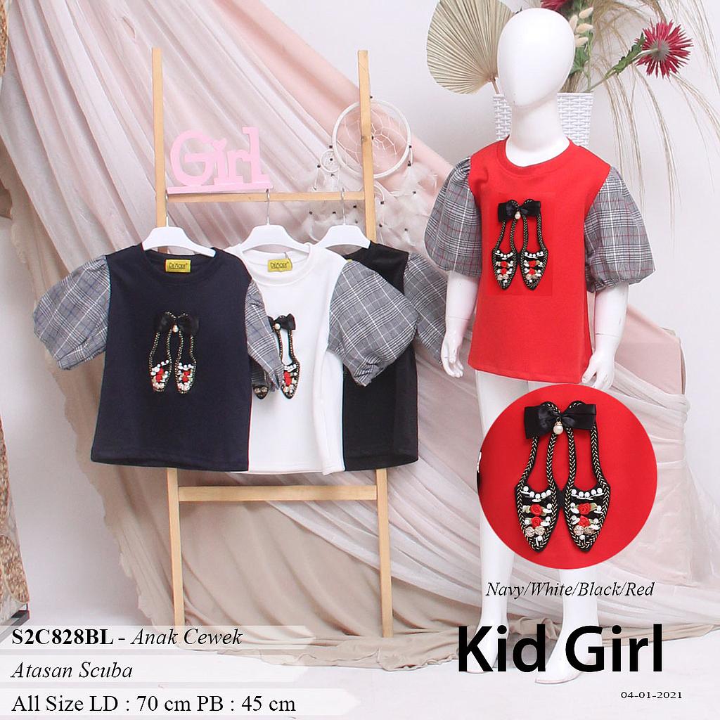 SIFA ATASAN OBLONG TGN KERUT KARET + APLIKASI 