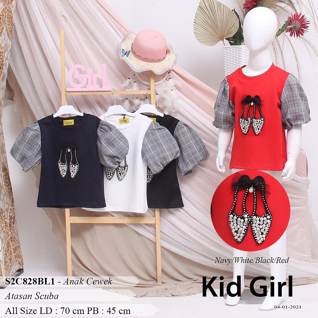 SIFA ATASAN OBLONG TGN KERUT KARET + APLIKASI
