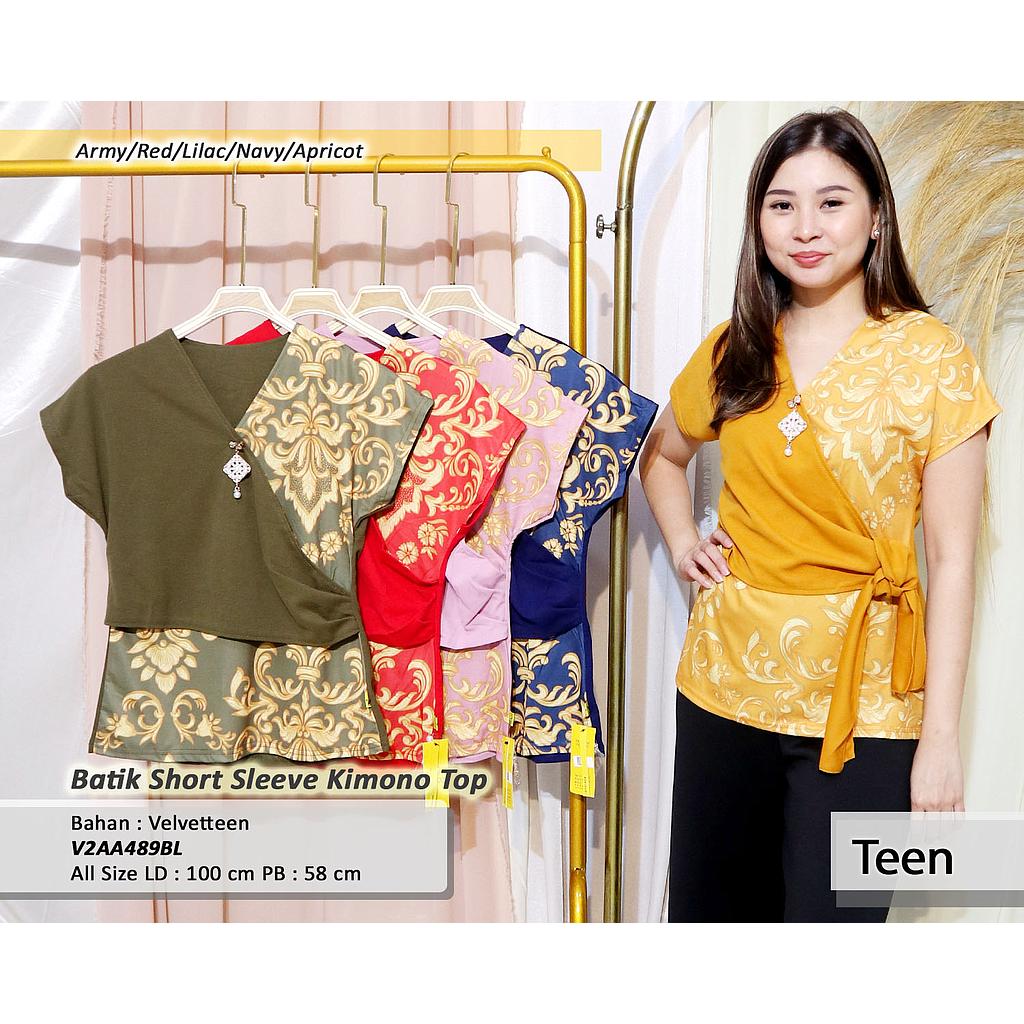 Batik Short  Top (AA489)