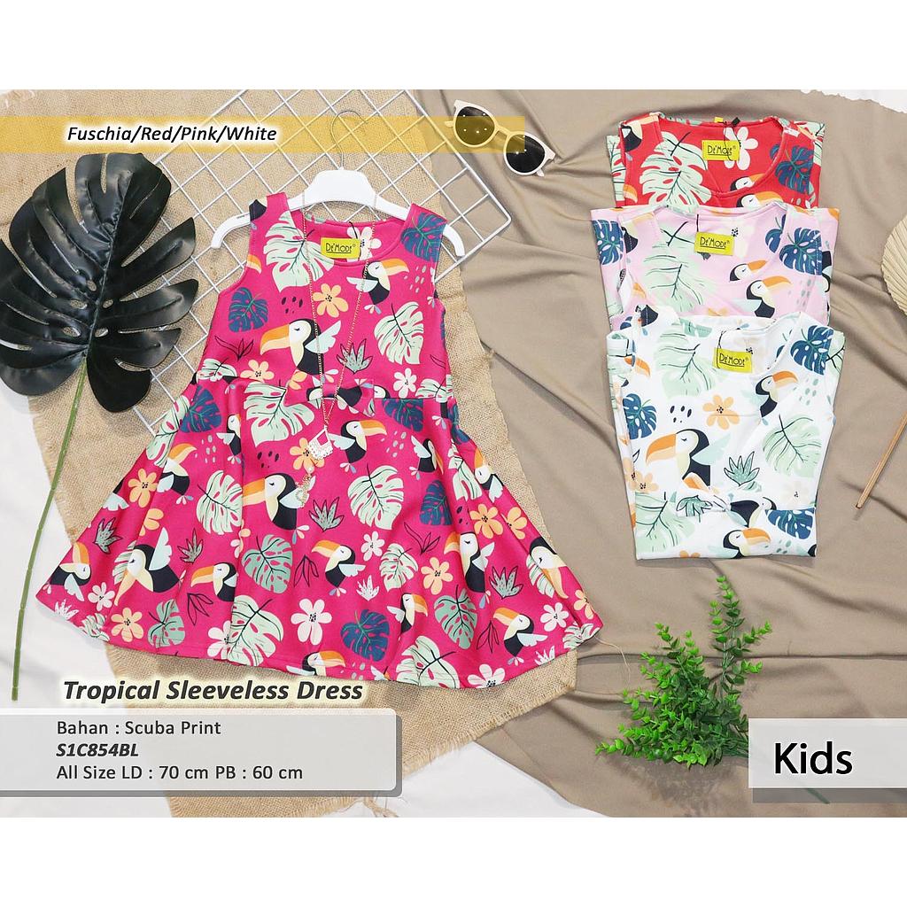 Tropical sleeveless Dress