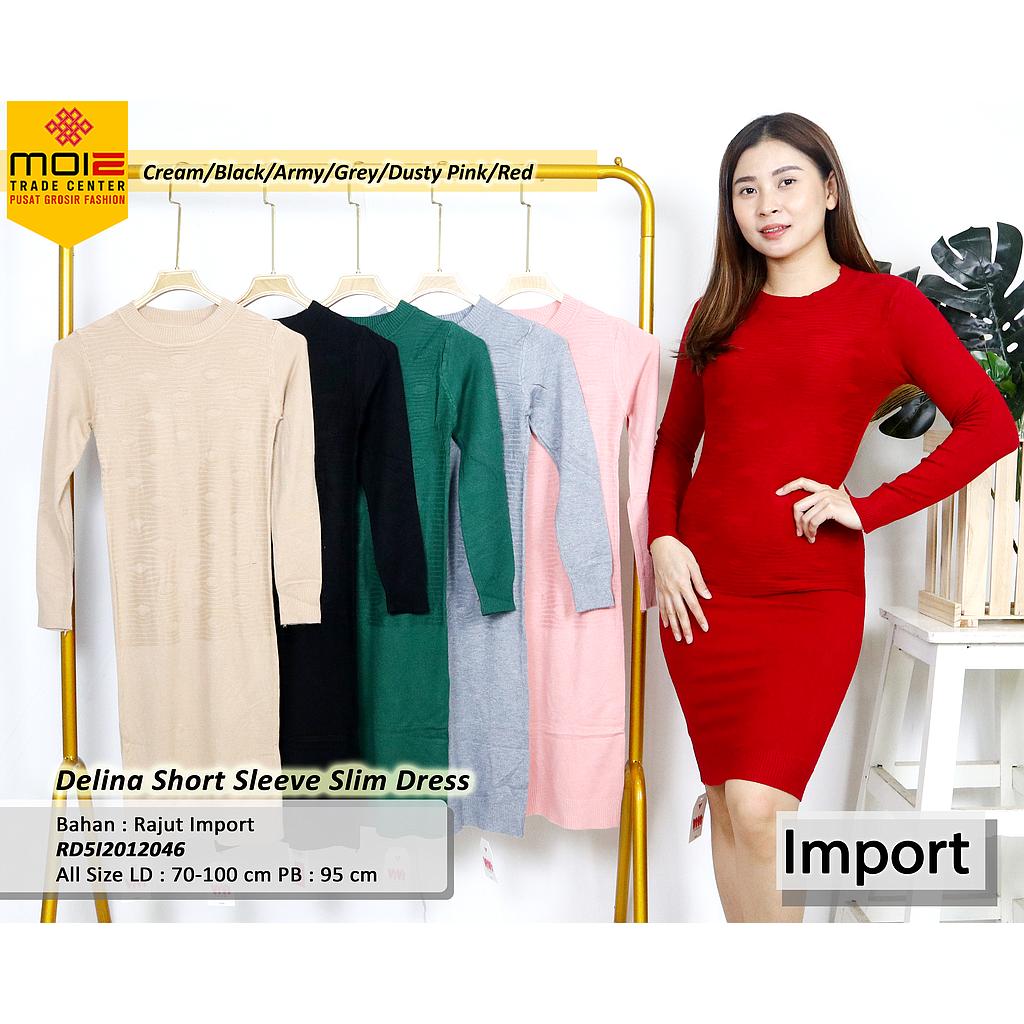 Delina Long sleeve slim dress