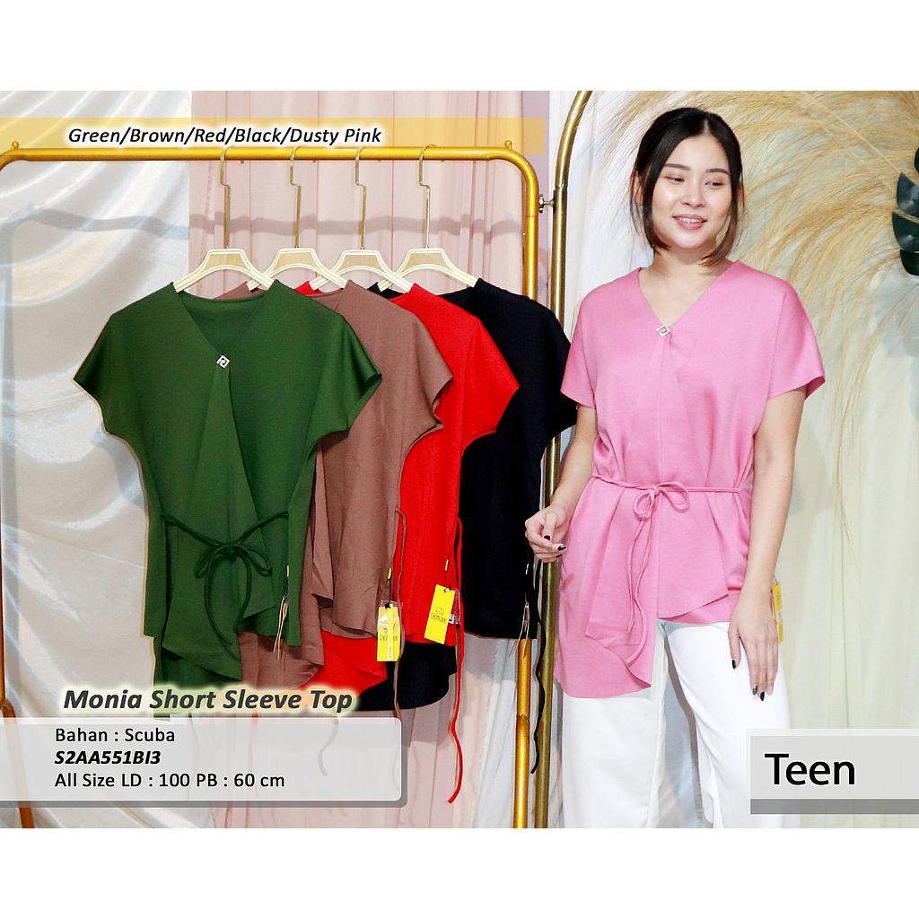 Monia Short  Sleeve Top