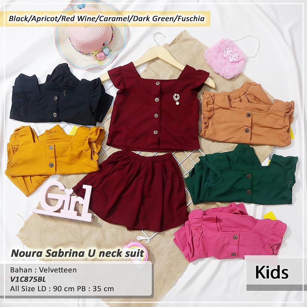 Noura sabrina U Neck suit