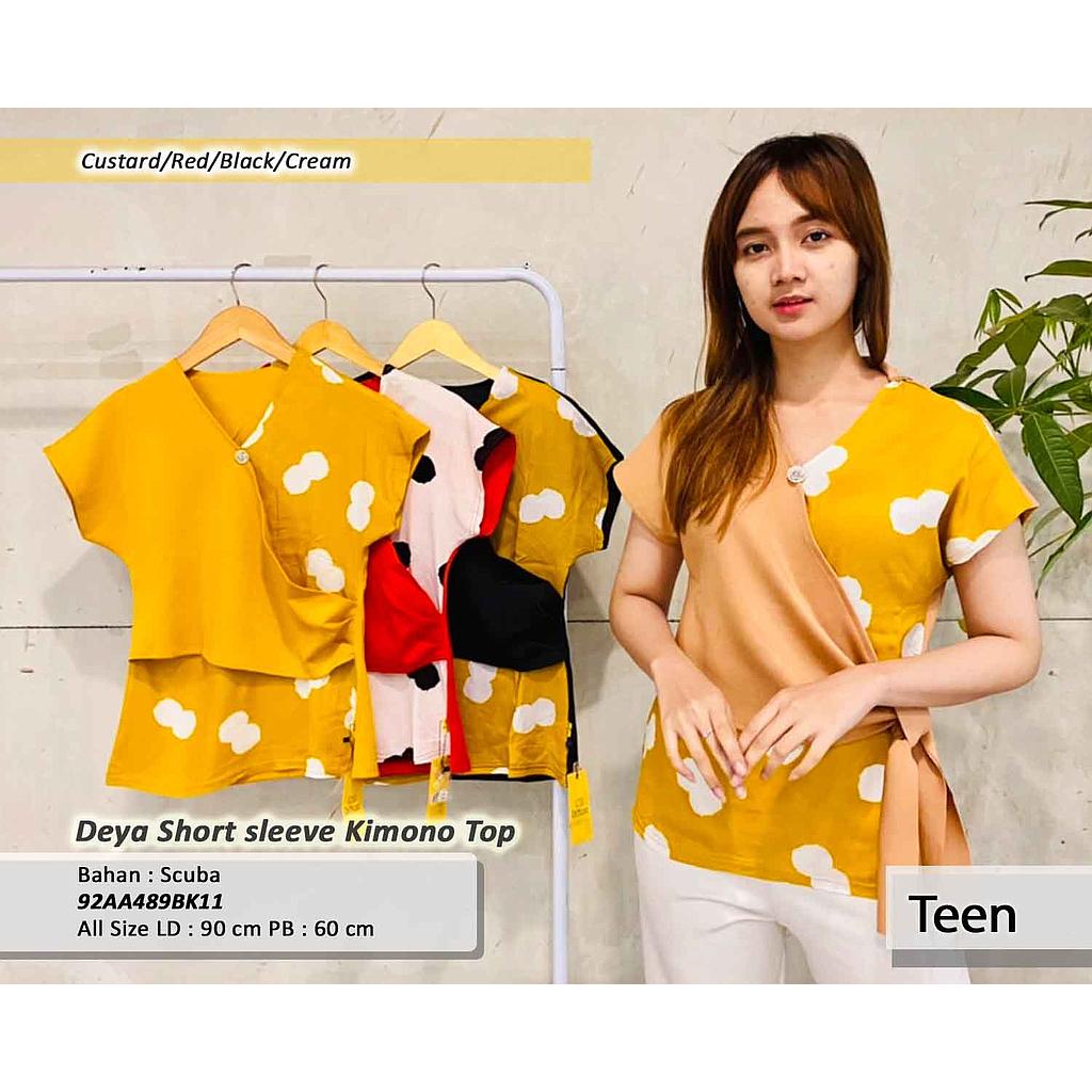 Deya short sleeve kimono top