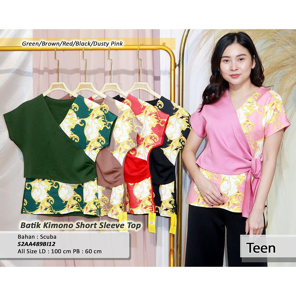 Batik Kimono short  top *(AA489)