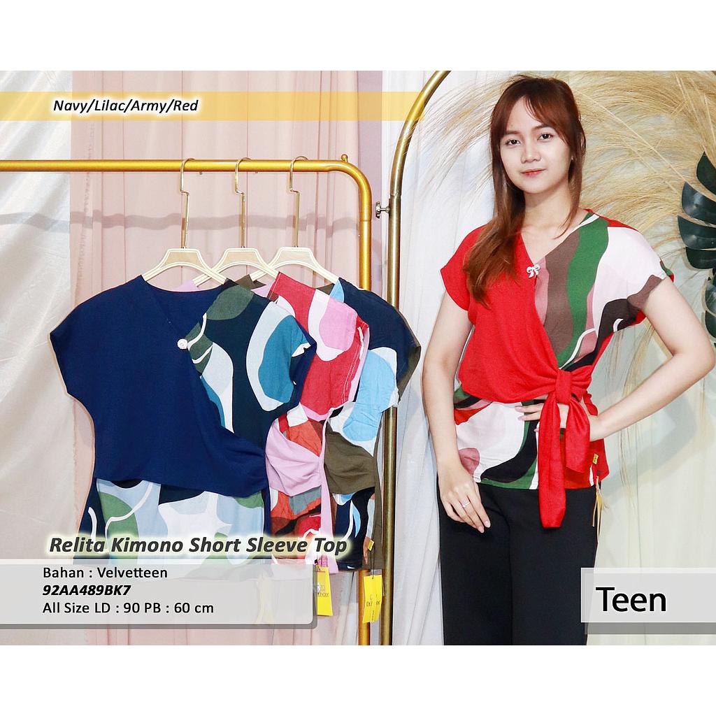 Relita kimono short sleeve top