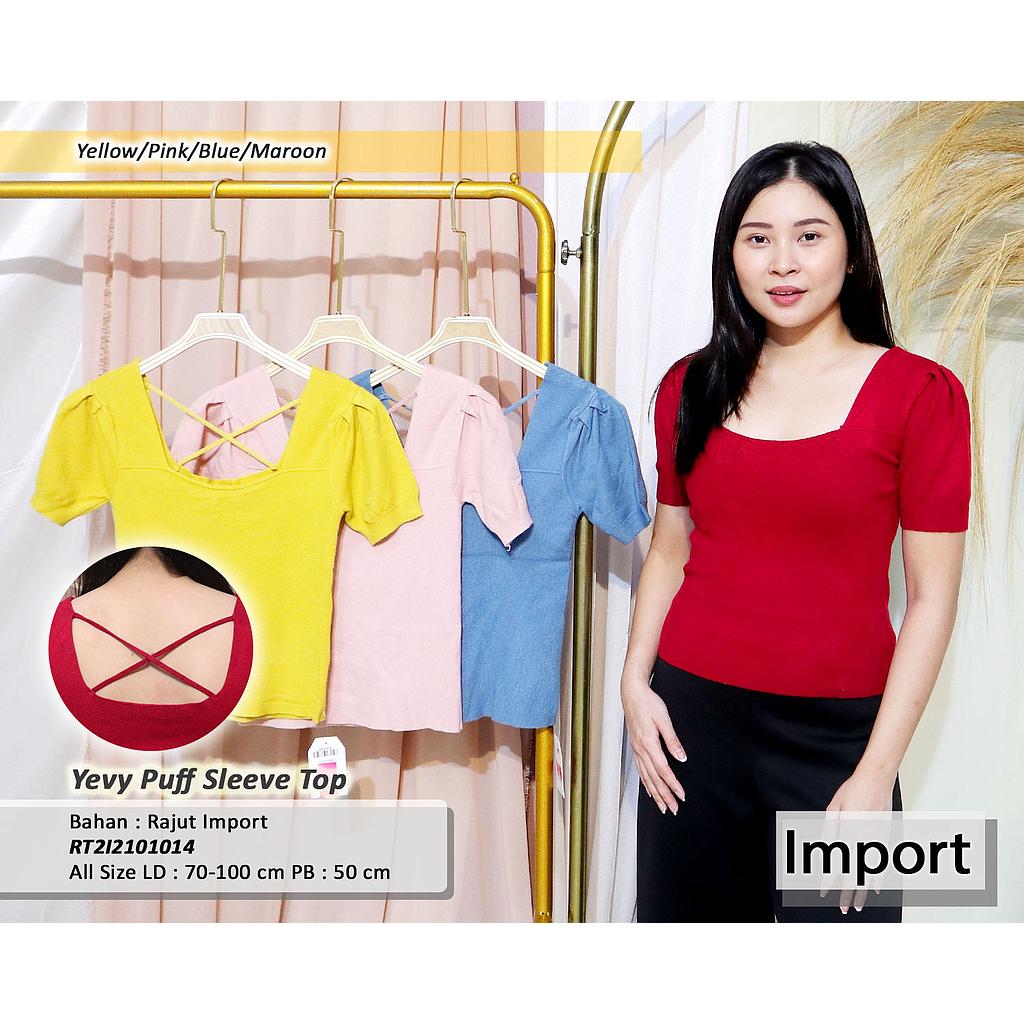  Yevy Puff Sleeve Top