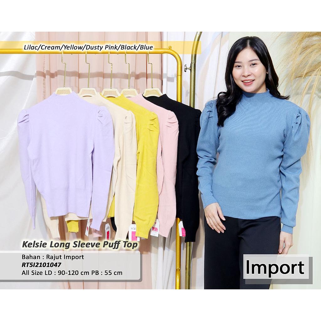 Kelsie Long sleeve Puff Top