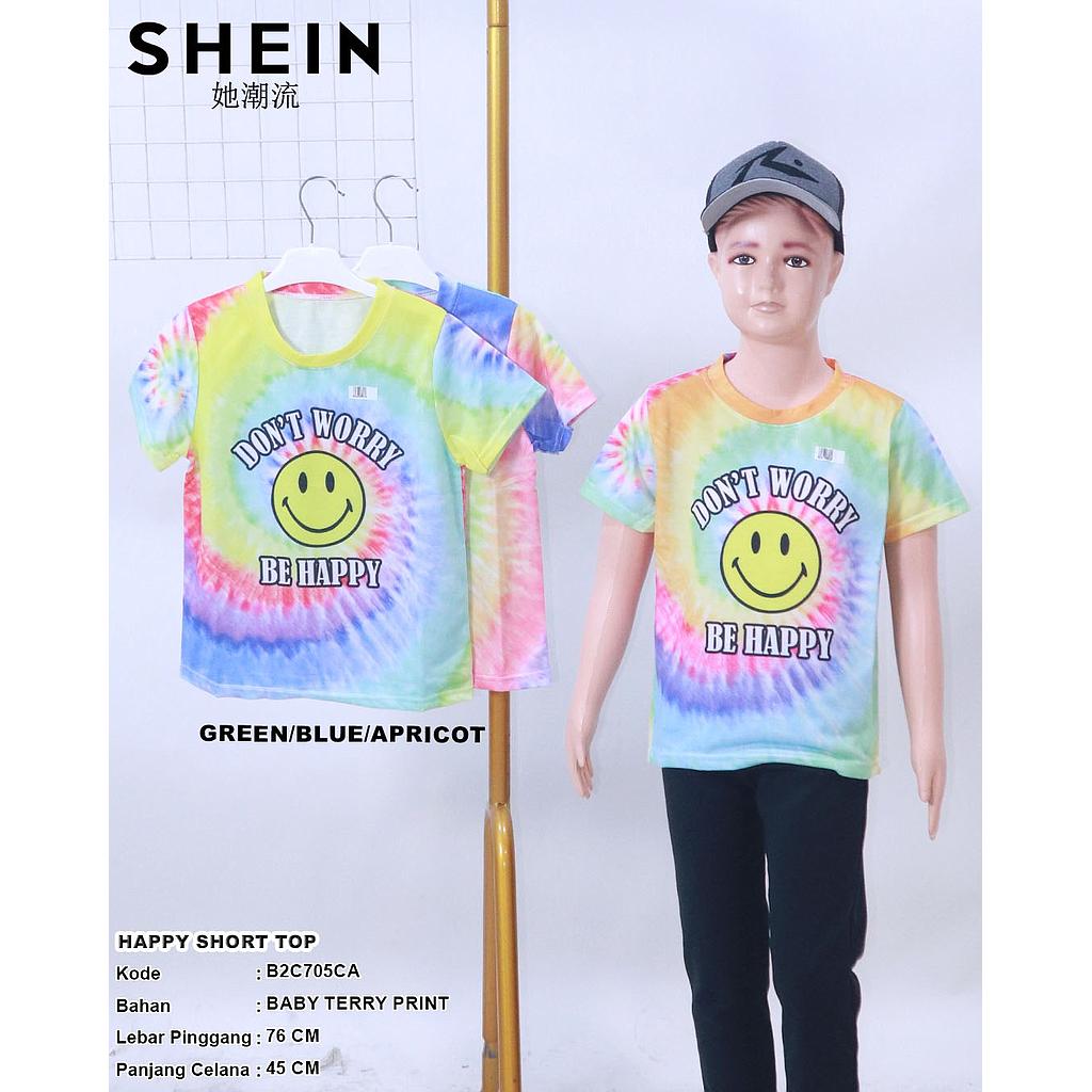 HAPPY short T-shirt  (C705)
