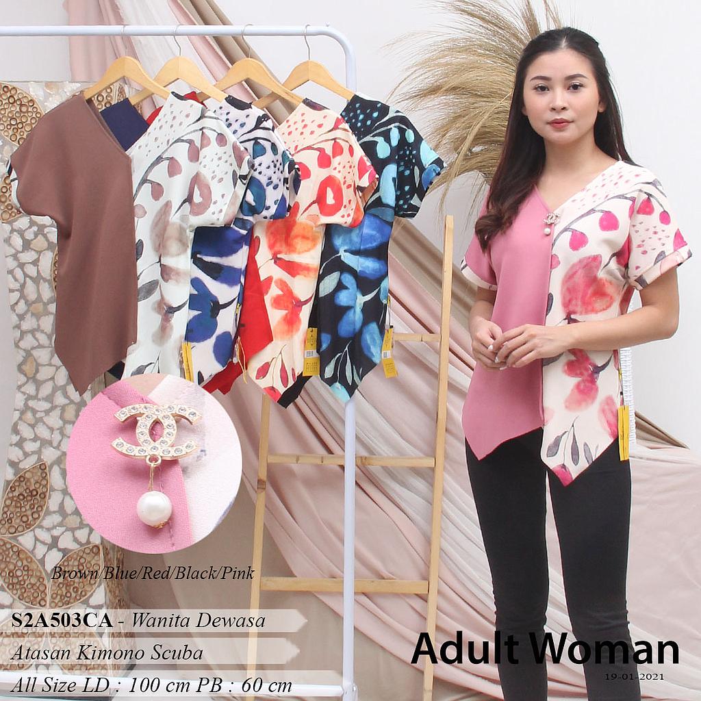 MEINA ATASAN KIMONO FULLPRINT SCUBA