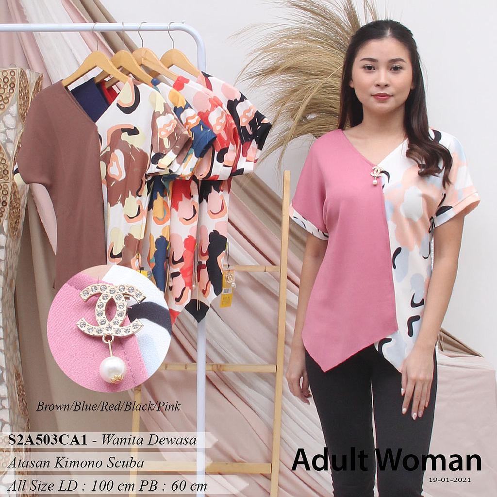 MEINA ATASAN KIMONO FULLPRINT SCUBA