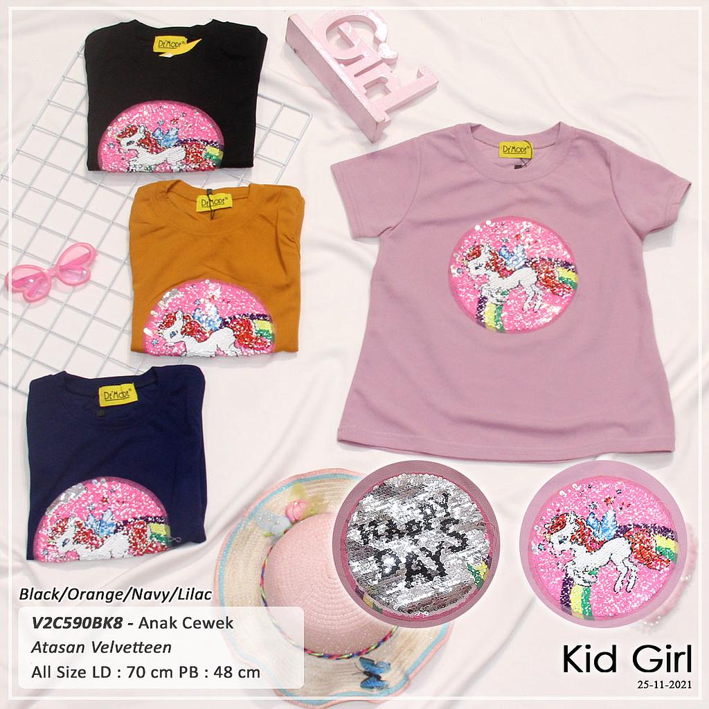 JOVIAN ATASAN T-SHIRT O NECK + APLIKASI 