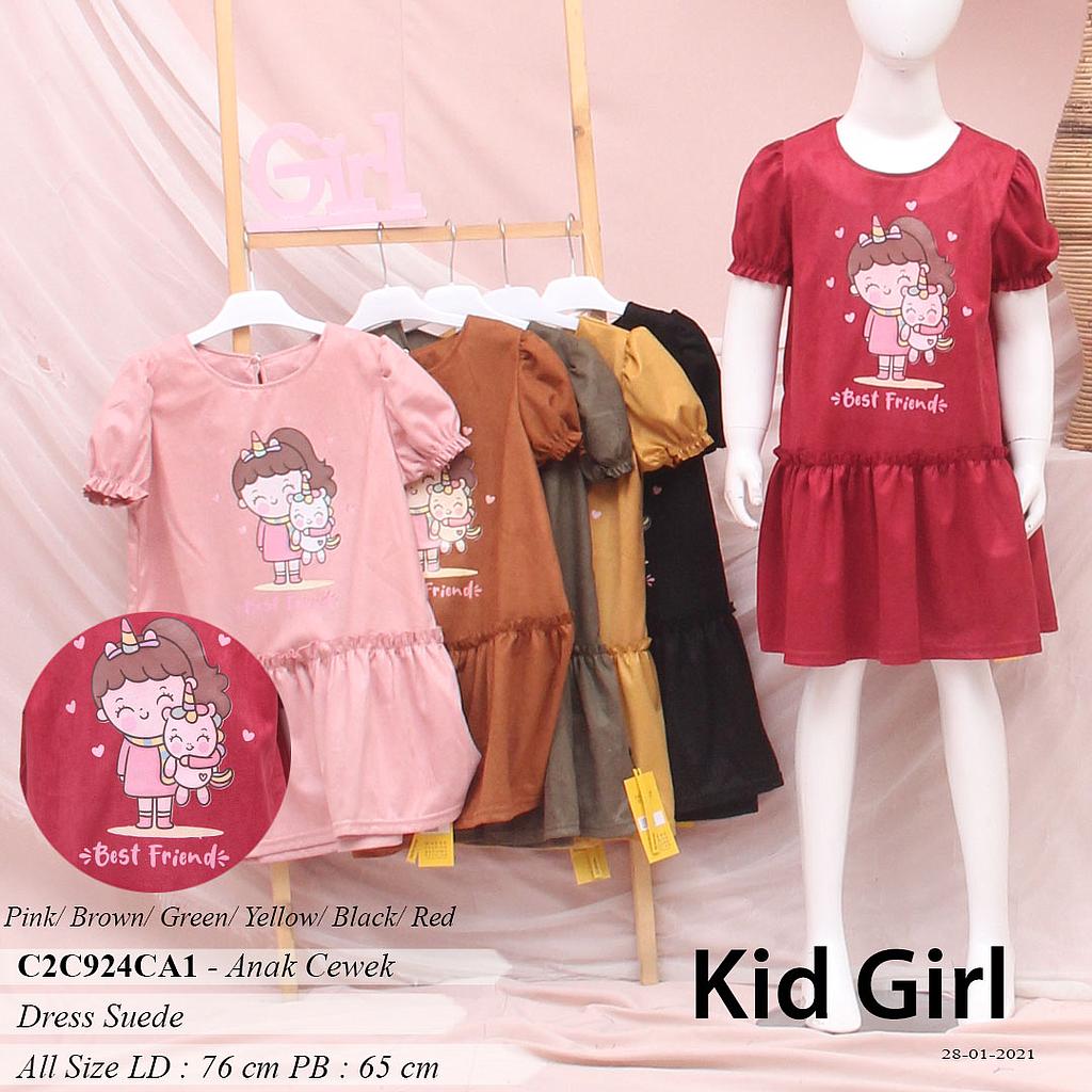 COCO DRESS KID VARIASI KERUT + GAMBAR