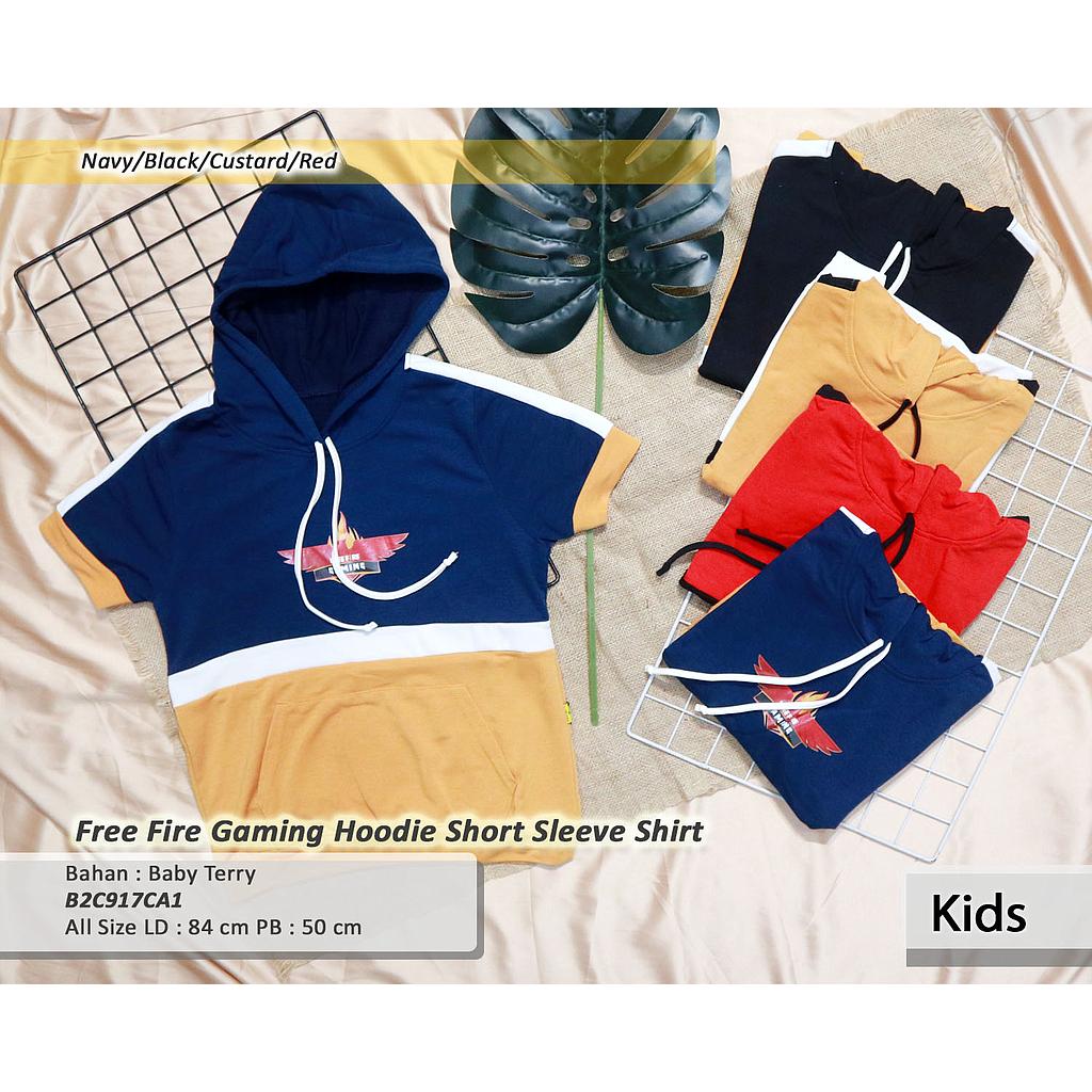 Free fire gaming Hoodie short sleeve shirt