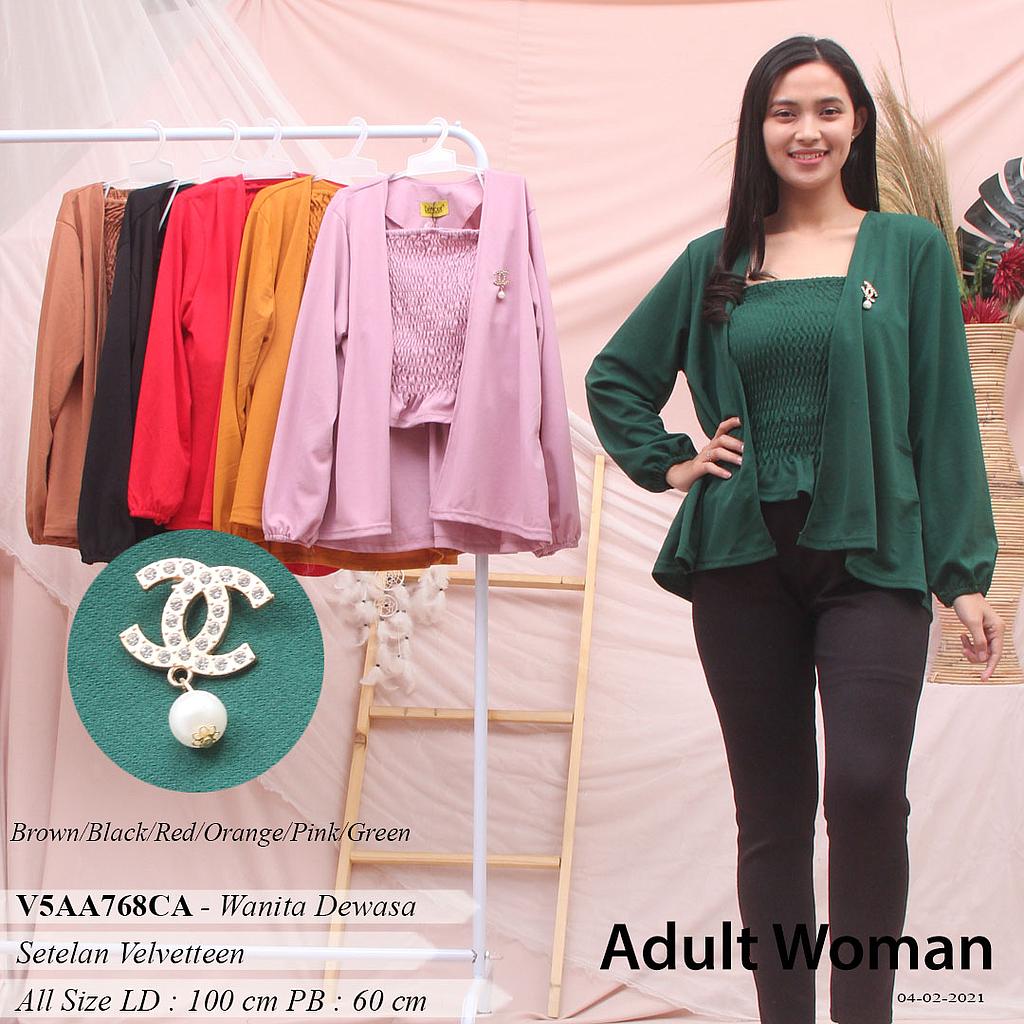 AMY CARDIGAN TGN PJG DALAMAN SMOCK KARET + BROS