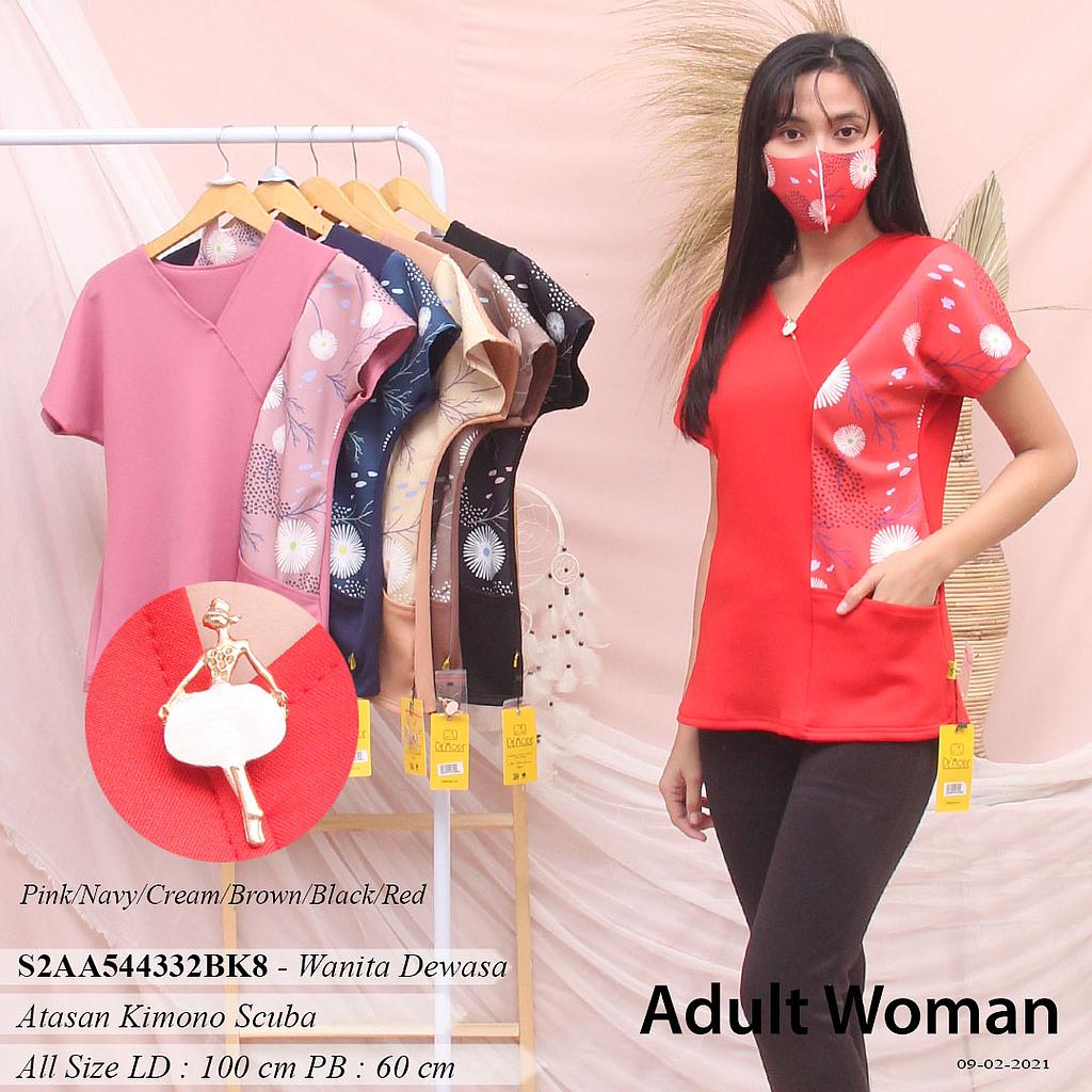 Elowyn Short Sleeve Top Set Masker